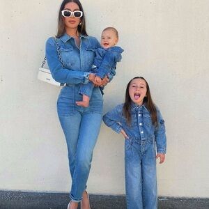 Good American denim jumpsuit. Size Medium.